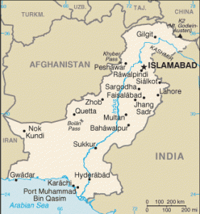 Pakistan map