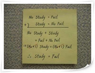 study = fail